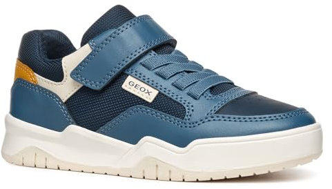 Geox J Perth Boy E Sneaker, Avio/Navy, 40 EU