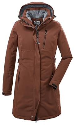 Killtec Femme Kow 165 Wmn Prk Parka Fonctionnelle Avec Capuche Zippée, Cappuccino, 42 EU
