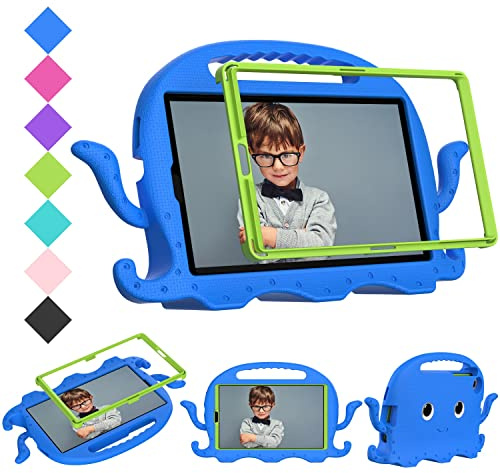 Tablettskydd Barnfodral Compatible with Samsung Galaxy Tab A 8.0 (2019) Fodral SM-T290, SM-T295 med handtagsstötfångare | Skyddande barnsäkert stativ Tablettskydd Eva Stötsäkert Lättviktssäker Hemma