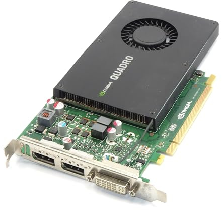 Dell Nvidia Quadro K2200 4GB GDDR5 Dual DisplayPort + 1x DVI PCI-e Video Card GMNNC (Renewed)