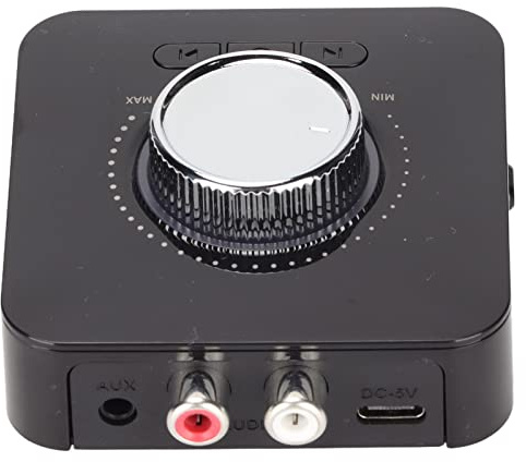 Bluetooth-ljudadapter, 2 i 1 AUX/RCA/USB-ljudkonverterare, Digital Bluetooth-ljudmottagaresändare, Trådlös Musiksändaremottagare med HD-mikrofon, för Högtalare TV-projektordator