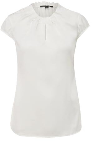Comma Satinbluse mit Raffung