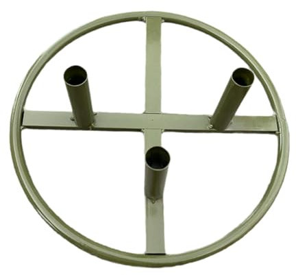 perfk Présentoir à Fleurs sur Pied, Grand Support à Fleurs sur Pied, Accessoires en métal, Bricolage, Fleurs Tombant au Sol pour fête, Vert