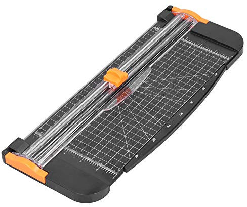 Taglierina per Carta, Taglierina Scorrevole Multiuso per Scrapbooking, Resistente Agli Urti, Etichetta per Carta Fotografica