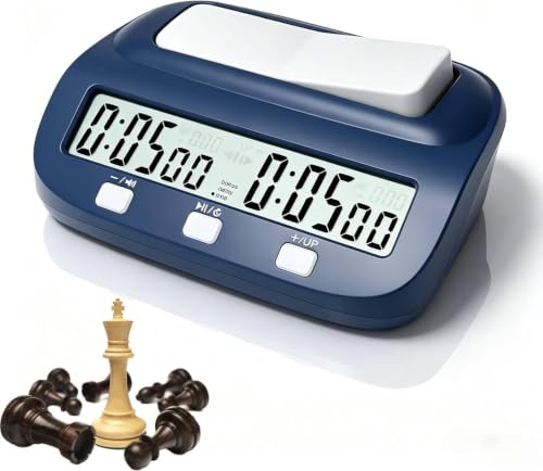 Telituny LEAP schackklocka digital schacktimer professionell schackklocka timer med tidsbonus och fördröjningsfunktioner