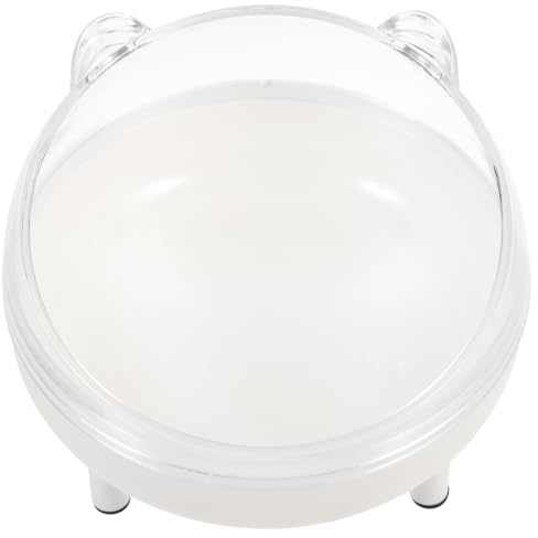 KOMBIUDA Bain de Sable et Toilette pour Hamster Compact Boîte de Bain Multifonction Claire pour Chinchilla Petit Accessoire Pratique pour Petits Animaux de Compagnie