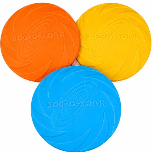 Pets & Play Paquete de 3 discos voladores para perros