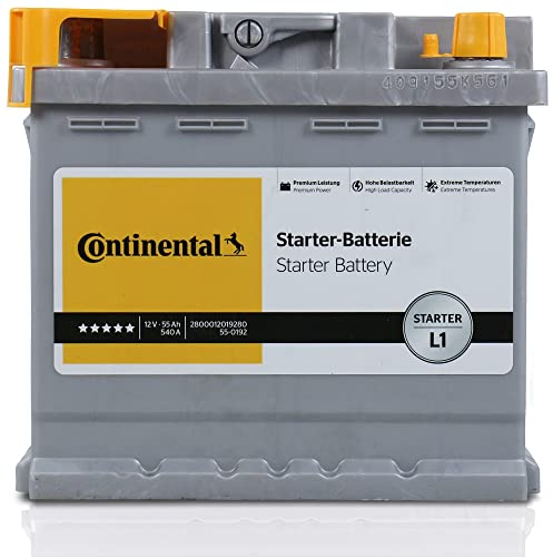 Continental 12 Volt 55, Ah 540, A/EN 2800012019280 L 207mm B 175mm H 190mm