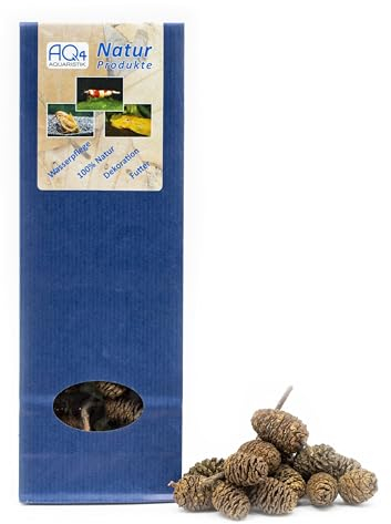 Erlenzapfen - 25g Zapfen der Schwarzerle - getrocknet - Naturprodukt zur Senkung pH-Wert im Aquarium