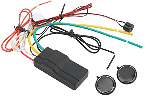 SPYMINNPOO Car Immobilizer Anti Theft Device 2.4GHz Wireless Engine Lock Keyless Entry Alarm System for 12V Vehicles with Sound Alarm Adjustable Sensing Distance