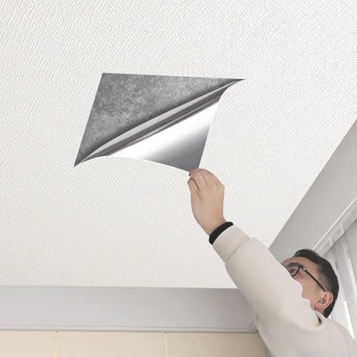 Carta da parati adesiva con pellicola adesiva da 5,8 m, impermeabile, spessa, con texture in lino, per piastrelle decorative per soffitti e rivestimenti murali (rosa)