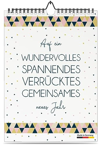 OfficeTree Bastelkalender 2025 A4 - Kalender 2025 selber gestalten - Kalender ohne Jahreszahl - Immerwährender Fotokalender 2025 zum Selbstgestalten - Kalender basteln Bastelkalender A4 immerwährend