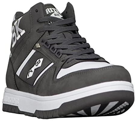 British Knights Men's Kings Sl Sneakers, Charcoal/White, 8 UK
