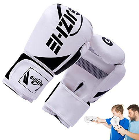 Sparring-Handschuhe Boxen - Stoßdämpfende MMA-Handschuhe | 6 Unzen/8 Unzen Trainings-Boxhandschuhe für Mädchen und Jungen, die Kickbox-Ausrüstung kämpfen Limitoll