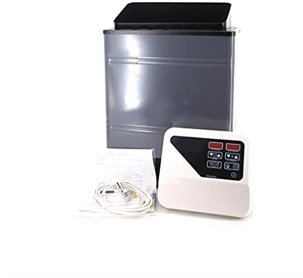 Home Sauna,Sauna Heater Set Sauna Stove 30 To 110 °C External Control 3-9KW SPA Electric Sauna Oven Stainless Steel Dry Steam Bath Thermostat Sauna Oven Cooker for 9-14M3 Room Home