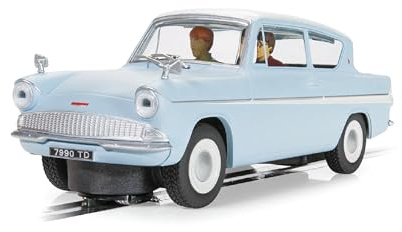 Scalextric Cars - C4504 Ford Anglia 105E - Harry Potter Edition - Toy Slot Car for use with Race Tracks and Set - Small Kids Gift Ideas for Boy/Girl, Accessories, Blue