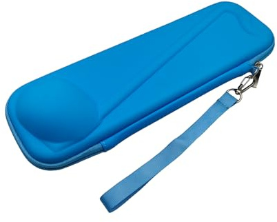 YIWEOG Bärbart förvaringsfodral kompatibelt med otamatone japansk elektronisk musikinstrumentväska stötsäker för otamatone normal storlek 360-graders dubbel dragkedja förvaringshållare med handrem