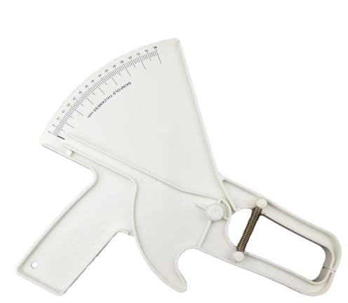 Instrumento de medición de salud corporal, pinza de grasa corporal - Pinza de freno de pliegue cutáneo 0-88 mm pinza de grasa corporal | Cinta de grasa de resorte doble portátil profesional