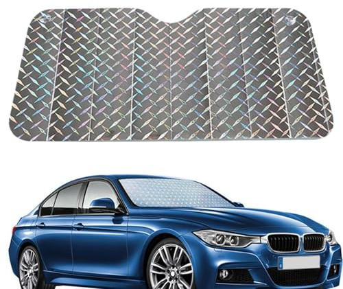 Nybhyjka Parasol para Parabrisas de automóvil, Parasol Delantero para automóvil, protección UV, Accesorios de vehículo, Bloqueador Solar Reflectante para Ventana Delantera para sedanes, Camiones