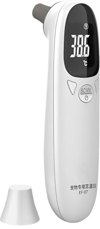 PET -termometer - Quick Ear Thermometer | DETEKTIONSFÖREDRELSE DETAKTION | Kroppslägen er exakt lämpliga för hundar, och husdjurs husdjur hälsoövervakning och temperaturkontroll