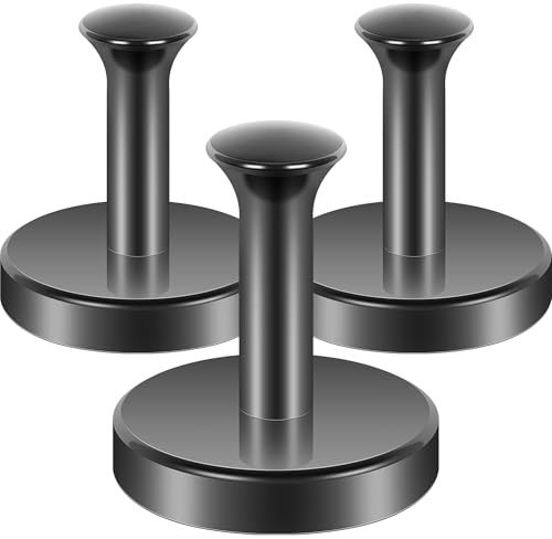 Neosmuk magnetisk klädkrok, 50 kg, svart, 3-pack