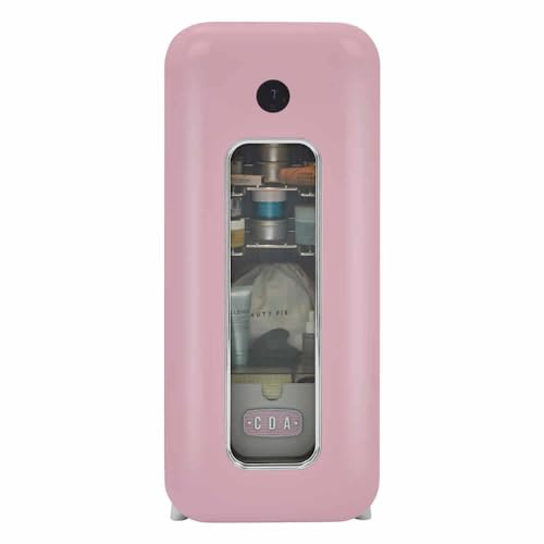 Retro freestanding drinks cooler with built in wireless phone charger - Tea Rose 5055833408139