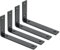 SAYAYO Schwerlastwinkel Regalwinkel Regalhalterung Schwerlast 175mm Metalle 90 Grad 4 Stück Winkel Regal Schwerlastkonsole für Wandmontage, EJZX23107B-4P