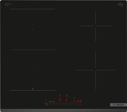 Bosch PVS63KHC1E Induktionskochfeld Serie 6-4 Kochfelder 60 cm schwarz ohne Rahmen