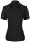 J.VER Black Shirts for Women Fitted Stretch Short Sleeve Summer Business Casual Button Down Shirt Formal Dress Work Ladies Tops Blouses