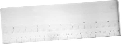 OFFSCH Raschietto per Torta in Metallo da 9 Pollici Strumento per Crema al Burro Lisciatore per Torte con Bilancia Senza Manico per Glassa E Fondente