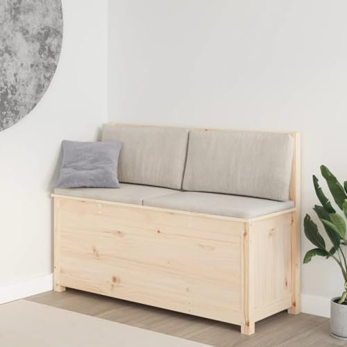 ShGaxin Panchina, panche Baul per camera da letto, panchine, panchine, panche per cucina, panca ausiliaria cucina, panchina spogliatoio, in legno massello di pino 110 x 41 x 76,5 cm