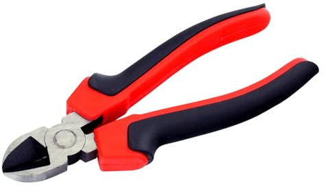 Voche 6 Diagonal Side Cutting Pliers | 150mm Wire Cutters | Heavy Duty Heat Treated Steel with Non Slip Grips