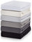 Hometex Premium Textiles Exclusive Spannbettlaken Spannbetttuch bis 25 cm Steghöhe | Bettlaken 100% Baumwolle | Extra starker Stoff 160 g/m² | Oeko-TEX® Made IN Green | 90-100x200 cm | Schwarz