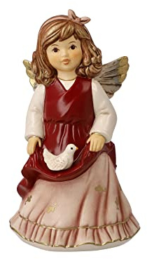 Goebel juldekoration ängelfigur tillverkad av porslin, mått: 14,5 cm x 8,5 cm x 7,5 cm, 41–672-29-1
