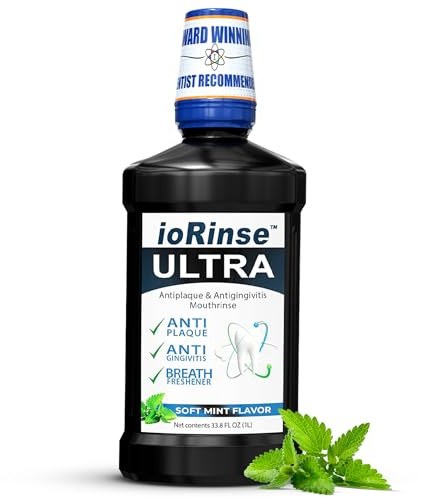 ioRinse Ultra Mouthwash is the Choice of 1,000s of Dentists as the Mouth Wash for Adults and Kids Oral Care and Hygiene. It's an Alcohol Free, Bad Breath Treatment and Gum mouthwash with Xylitol.