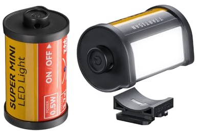 TTARTISAN Mini Magnetic LED On-Camera Video Light Retro Film Look LED Light with Cold Shoe Mount