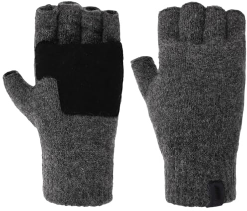 Barts Banxs Fingerless Handschuhe Strickhandschuhe Herrenhandschuhe Herren - Herbst-Winter Winter - S/M anthrazit