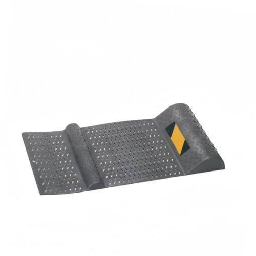 1 Pièce Butée de Roue de Tapis Antidérapant pour Stationnement, Tapis Aide au Stationnement, Guide de Pneu pour Garage, Voiture 52,5x25x5,2cm