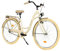 MILORD. 26 Zoll 1-Gang Creme Braun Komfort Fahrrad mit Gepäckträger Hollandrad Damenfahrrad Citybike Cityrad Retro Vintage
