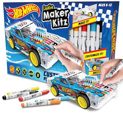 BLADEZ Hot Wheels Custom Rodger Dodger Make Your Own Kids Craft Set