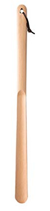 CIEEIN CIEHT Calzador de mango largo Calzador de haya Color madera 60cm de largo