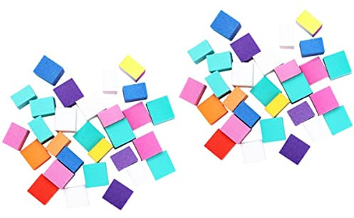 Ipetboom 2pezzi Limette Per Unghie Colorate Spugna Strumenti Manicure Per Unghie Lisce e Lucide Per Uso Domestico Salone