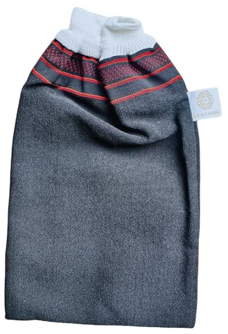 Turco di Alta Qualità Kelebek ZenXhome Peeling guanti Hamam Kese corpo esfoliante Scrub Peel Sauna Guanto Spa Cellilute Remover Mitt Cura della pelle (nero, medio hard skin)