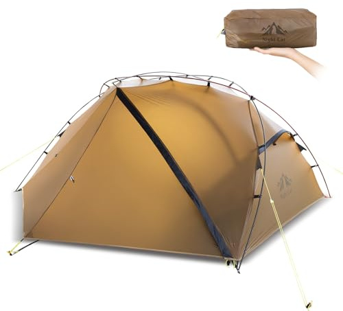 Night Cat 2 Man Tent Ultralight: Backpacking Tent 2 Person Waterproof Lightweight for Camping Trekking Mountaineering
