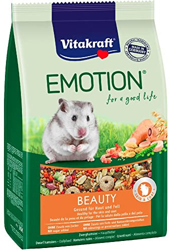 Vitakraft - Emotion Beauty Criceti Nani di tutte l'età. 300 g