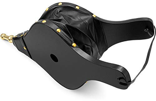 Amagabeli - Fuelle de chimenea de 43 cm x 19 cm, boquilla grande de madera fundida para acampar al aire libre, barbacoa, parrilla, chimenea, bomba de fuego, accesorios con correa para colgar (negro)