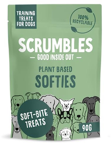 Scrumbles Softies, Plant Based Dog Training Treats, 90g
