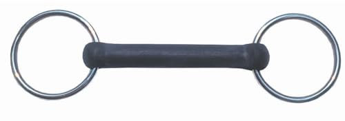 AMKA Gummi Trense Gummi Stangengebiss biegsam Stärke 18 mm, Ringe 65 mm