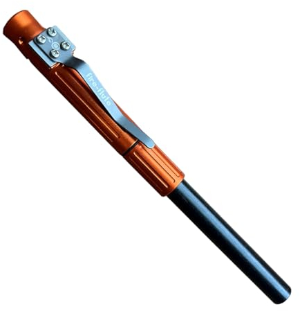 Outdoor Element Fire Flute™ – Everyday Carry Aluminum Emergency Signal Whistle & Fire-Starting Ferro Rod with Water-Tight Tinder Storage | Survival Gear for Camping, Hiking, Bug-Out Bag & 72 Hour Kits