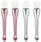 4 Pcs Face Mask Brush Applicator Silicone Facial Mask Applicator Double-End Face Mask Brush Reusable Face Mask Spatula Washable Skincare Applicator for Mud Clay Mask DIY Modeling Mask Body Lotion